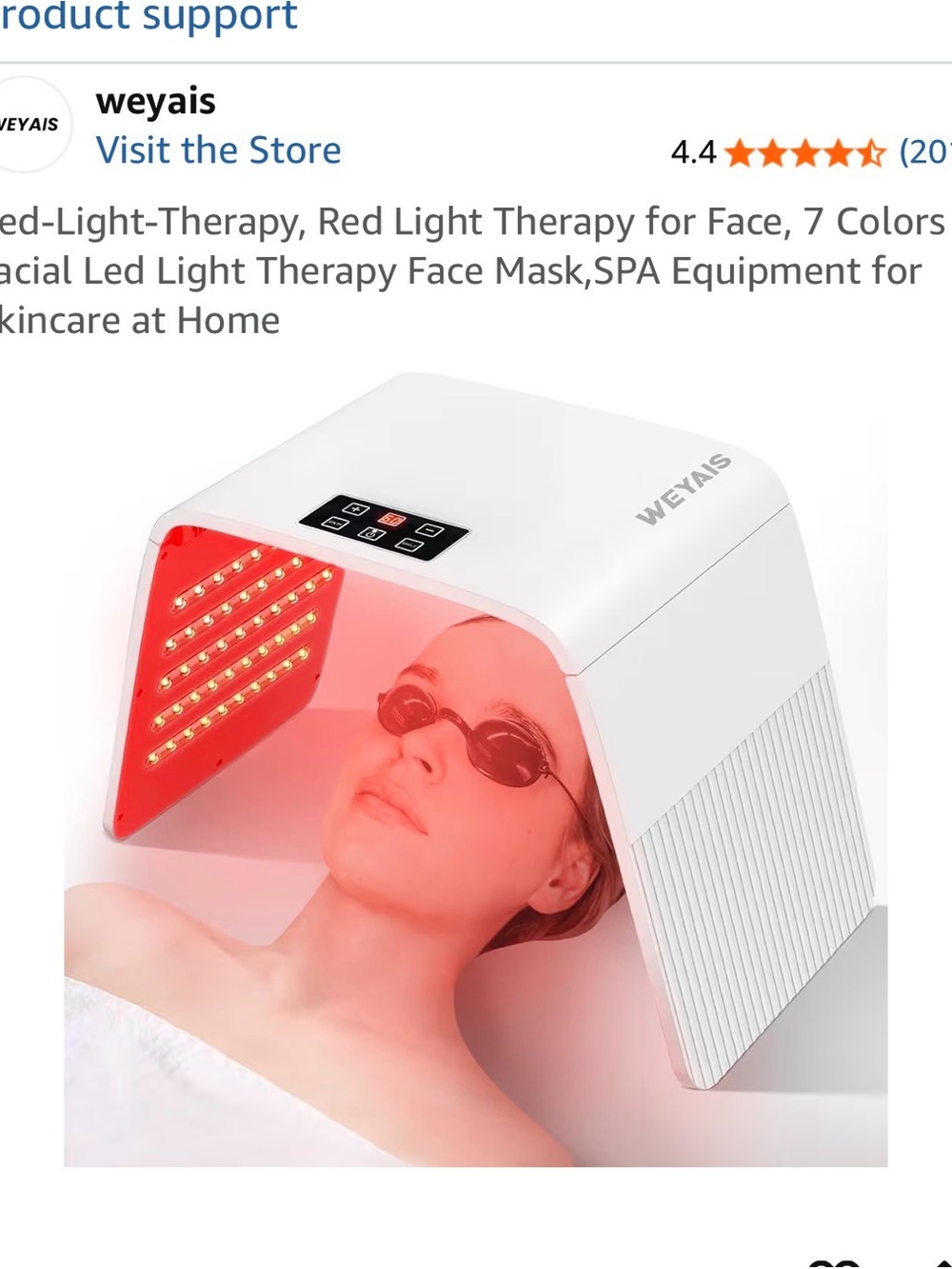 Weyais - Red Light Therapy for Face